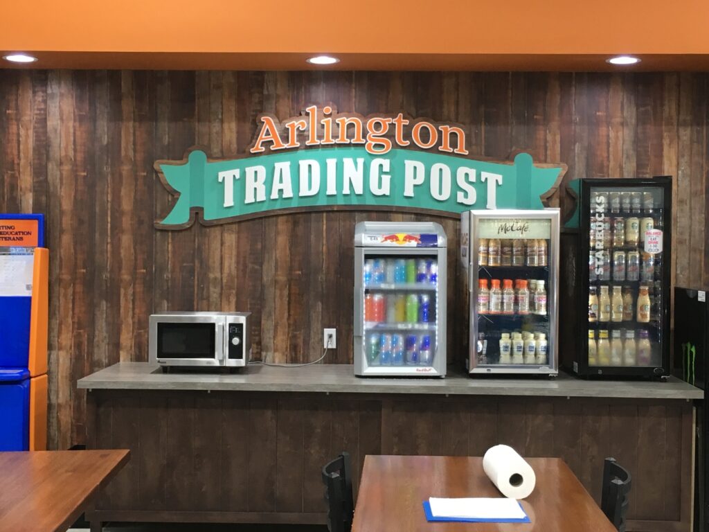 Arlington Trading Post Interior Sign - Branded Customized Sign